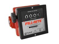 Fill-Rite 901C1.5 4-Wheel Mechanical Meter, 1.5 in Meter