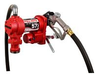 Fill-Rite FR2410H 24V Fuel Transfer Pump (Manual Nozzle, Discharge Hose, Suction Pipe) - 15 GPM