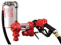 Fill-Rite FR4210HBFQ 12V Fuel Transfer Pump (Auto Nozzle, Hose, Filter, Suction Pipe) - 20 GPM