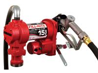 Fill-Rite FR610H 115V Fuel Transfer Pump (Manual Nozzle, Hose, Suction Pipe) - 15 GPM