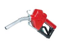 Fill-Rite N075UAU10 3/4" 2.5-14.5 GPM (9.5-55 LPM) Automatic Fuel Nozzle with Hook (Red)