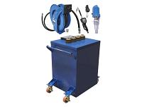 Fluidall Double Wall Lube Oil Tank With Fluidall Non-Preset Pump Package - 110 Gallon