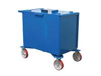 Fluidall Single Wall Lube Oil Tank With Casters - 125 Gallon