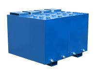 Fluidall Single Wall Lube Oil Tank Package (4 Tanks) - 60/60/60/60 Gallon