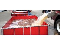 Fol-Da-Tank Single Lane Steel Folding Frame Tank (Type 1) - 2000 Gallon