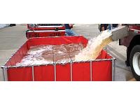 Fol-Da-Tank Single Lane Aluminum Folding Frame Tank - 2000 Gallon