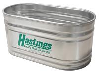Hastings 22GA Steel Round End Stock Tank - 2' x 2' x 5' - 131 Gallon