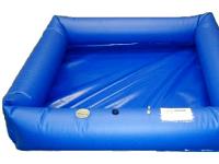 Husky Hazmat Air Wall Decontamination Pool - 5' x 5' x 1'