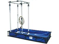 Husky Aluminum Frame Decon Shower System - 4' x 8' x 1'