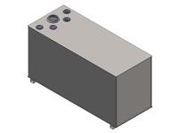 Newberry Single Wall Under Catwalk Oil / Fuel Tank - 165 Gallon