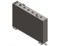 Newberry Double Wall Slim Lube Oil / Fuel Tank - 105 Gallon