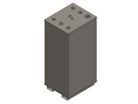 Newbery Single Wall Bulk Lube Oil / Fuel Tank - 200 Gallon