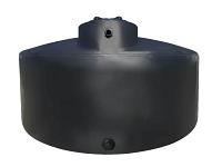 Norwesco Vertical Water Storage Tank (Black) - 550 Gallon