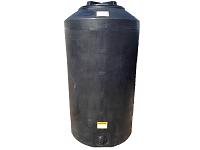 Norwesco Vertical Water Storage Tank (Black) - 175 Gallon