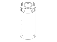 Norwesco Vertical Water Storage Tank (Black) - 300 Gallon
