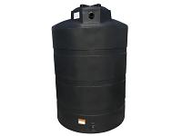 Norwesco Vertical Water Storage Tank (Black) - 500 Gallon