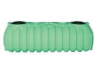 Norwesco Low Profile Double Compartment Septic Tank (Side Inlet & Outlet)  - 1500 Gallon