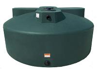 Norwesco Vertical Water Storage Tank (Dark Green) - 1525 Gallon