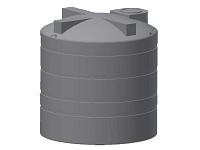 Norwesco Vertical Water Storage Tank (Black) - 3450 Gallon