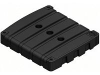 Norwesco Low Profile Holding Tank (Black) - 500 Gallon 