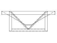 Norwesco Cone Bottom Tank Stand (For 2500, 3000 Gallon) - 30 Degree Slope