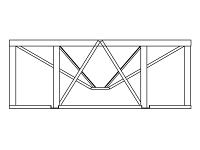 Norwesco Cone Bottom Tank Stand (For 5500 Gallon) - 30 Degree Slope
