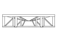 Norwesco Cone Bottom Tank Stand (For 4950, 6000 Gallon) - 15 Degree Slope