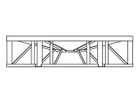 Norwesco Cone Bottom Tank Stand (For 4950, 6000 Gallon) - 15 Degree Slope