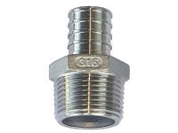 3/4" Stainless Steel PEX Male Adapter