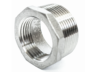 1 1/2" x 1 1/4" Stainless Steel Reducer Bushing - Male NPT x Female NPT