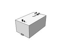 RDS Rectangular Below Deck Marine Fuel Tank - 55 Gallon