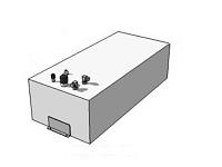 RDS Rectangular Below Deck Marine Fuel Tank - 26 Gallon