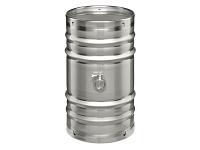 Skolnik Stainless Steel Wine Barrel (Middle Fitting) - 25 Gallon