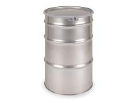 Skolnik Open Head 55 Gallon Stainless Steel Drum