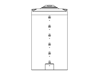 Snyder Vertical Chemical Storage Tank - 70 Gallon