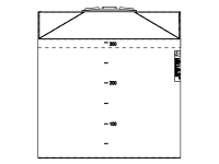 Snyder Vertical Chemical Storage Tank - 330 Gallon