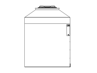 Snyder Vertical Chemical Tank (ASTM Certified) - HDLPE - 330 Gallons