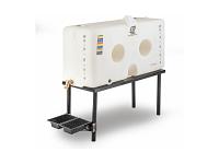 Snyder Slimtainer Gravity Feed System (With Drip Trays) - 120 Gallon