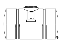 Snyder Horizontal Leg Tank (Heavy Duty) - 300 Gallon