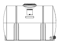 Snyder Horizontal Leg Tank (Heavy Duty) - 500 Gallon
