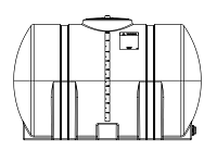 Snyder Horizontal Leg Tank (Heavy Duty) - 535 Gallon