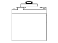Snyder Vertical Chemical Tank (ASTM Certified) - HDLPE - 330 Gallons