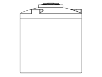 Snyder Vertical Chemical Tank (ASTM Certified) - HDLPE - 710 Gallons