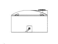 Snyder Vertical Water Storage Tank (Natural White) - 1100 Gallon