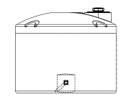 Snyder Vertical Chemical Storage Tank - 1500 Gallon