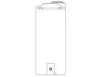 Snyder Vertical Chemical Storage Tank - 850 Gallon