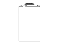 Snyder Vertical Chemical Tank (ASTM Certified) - HDLPE - 1200 Gallons