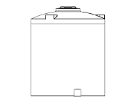 Snyder Vertical Chemical Tank (ASTM Certified) - HDLPE - 1300 Gallons