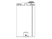 Snyder Vertical Chemical Storage Tank - 1550 Gallon