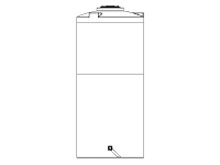 Snyder Vertical Chemical Storage Tank - 1500 Gallon